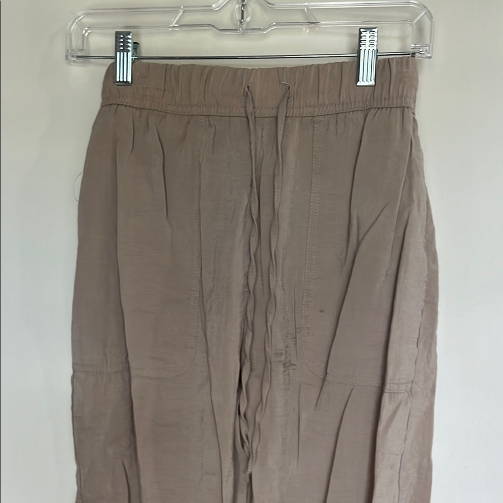 Zara Tan Relaxed Fit Joggers